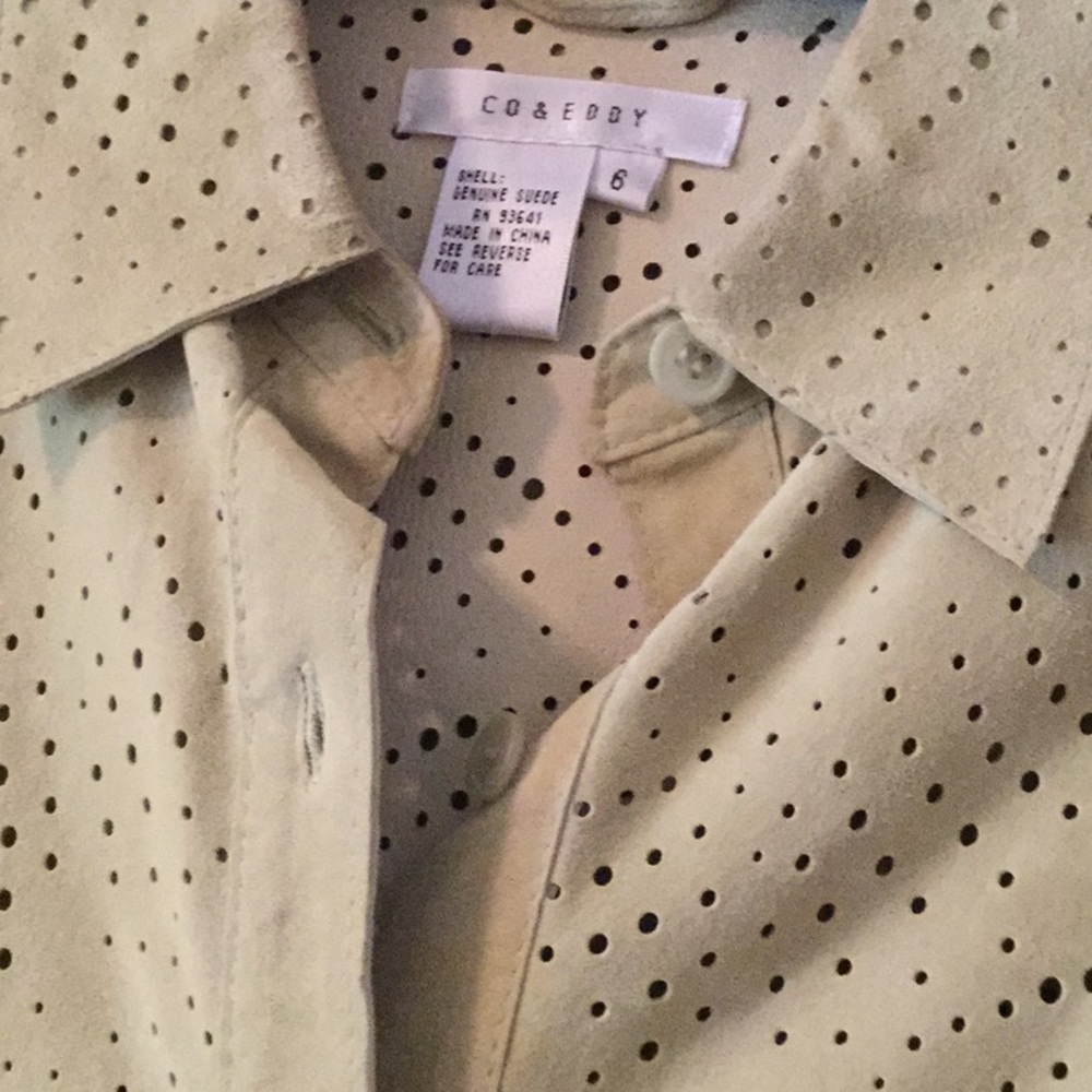 Unique Suede Shirt Jacket
